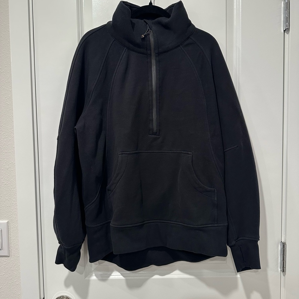 Lululemon scuba oversized funnel-neck 1/2 zip long